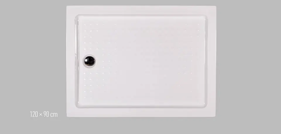 Wellis, akril magas, szögletes, zuhanytálca WC00337, szifonnal 120*90*13,5 cm Exkluzív ajánlat