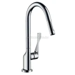 Népszerű Hansgrohe, Axor Citterio, egykaros konyhai csaptelep kihúzható zuhanyfejjel, 39835000