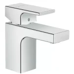 Korlátozott ajánlat Hansgrohe, Vernis Shape egykaros mosdó, ComfortZone 70, lefolyógarnitúrával 71560000