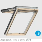 Velux, Felnyíló tetőablak, GPL MK06 3066 3-rétegű üveg, lakkozott fa, 78x118 cm Végkiárusítás