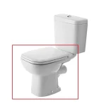 WC, Duravit, D-Code 21110900002, monoblokkos, mélyöblítésű, hátsó kifolyású Azonnal elérhető