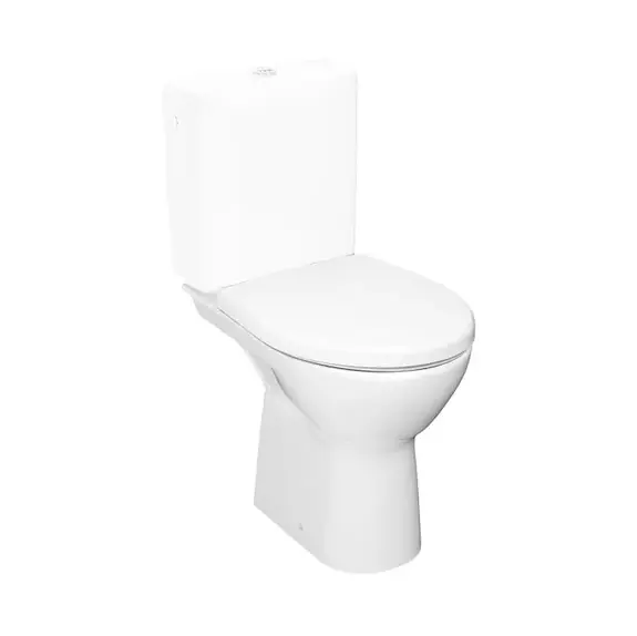 WC, Laufen Lyra Plus H8233860000001, álló, kombi, rimless (perem nélküli), mélyöblítésű Gyors kiszállítás