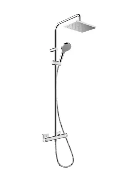 Nézd meg most Hansgrohe Vernis Shape Showerpipe 230, 1jet Termosztátos zuhanyrendszer 26286000