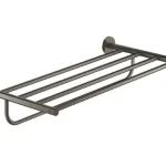 Kihagyhatatlan ajánlat Grohe Essentials Fürdőlepedő tartó polc, brushed hard graphite, 40800AL1