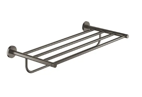 Kihagyhatatlan ajánlat Grohe Essentials Fürdőlepedő tartó polc, brushed hard graphite, 40800AL1