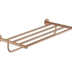 Olcsóbb Grohe Essentials Fürdőlepedő tartó polc, brushed warm sunset, 40800DL1