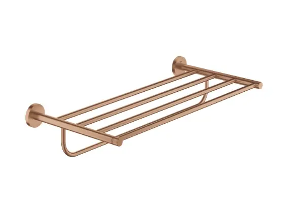 Olcsóbb Grohe Essentials Fürdőlepedő tartó polc, brushed warm sunset, 40800DL1