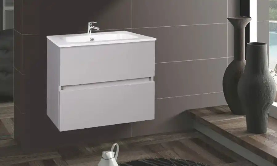 Fürdőszobabútor, Wellis, Elois Grey 60, 2 fiókos, komplett mosdós szekrény Ajánlat