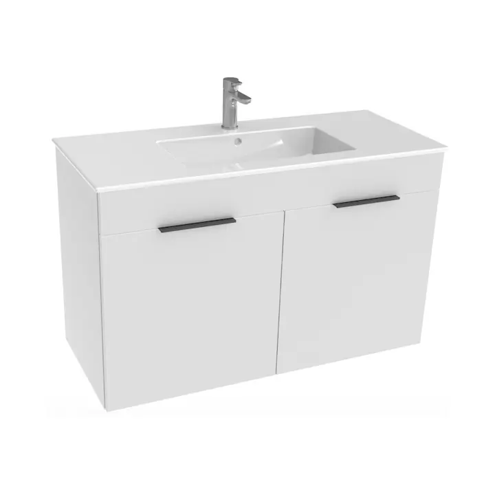 Fürdőszobabútor, Jika Cube 100cm szett, alsószekrény mosdóval H4536511763001 I.o. Kedvezményes ár