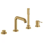 Grohe Essence 4-lyukas kádperemre szerelhető kádtöltő zuhanyszettel, brushed cool sunrise 19578GN1 Népszerű