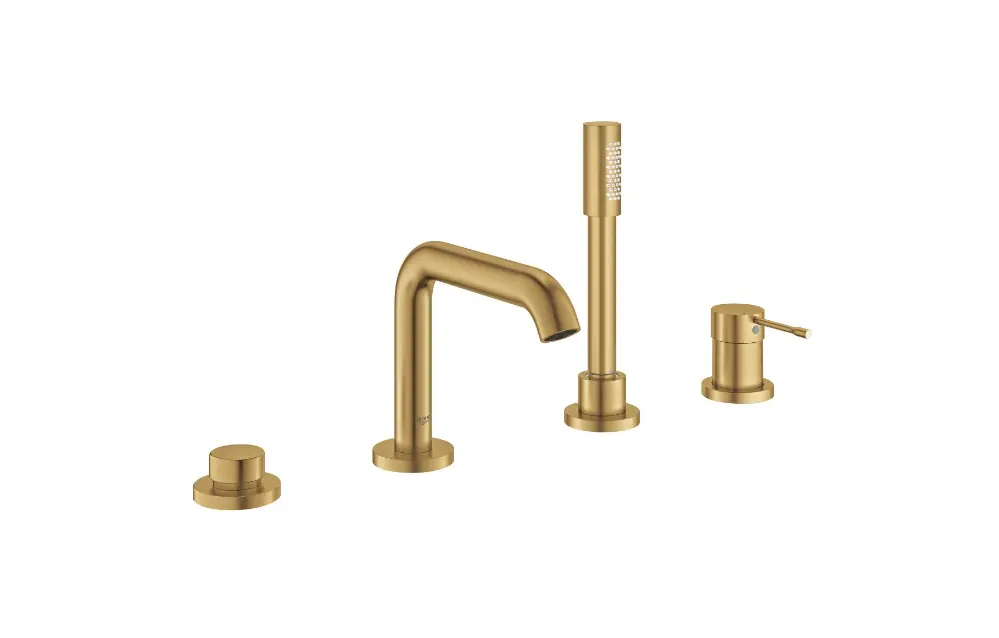 Grohe Essence 4-lyukas kádperemre szerelhető kádtöltő zuhanyszettel, brushed cool sunrise 19578GN1 Népszerű