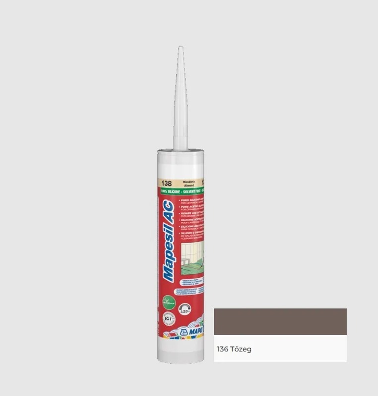 Mapei, Mapesil AC NR.136 Tőzeg hézagtömítő 310 ml I.o. Prémium