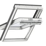 Velux, Tetőtéri ablak, GGU PK10 0070, 2-rétegű üveg, műanyag bevonat fa maggal, 94x160 cm Gyors kiszállítás