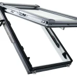 Expressz kézbesítés Roto, Tetőtéri ablak műanyag, WDF R89P K WD, 3-rétegű üveggel, Hőszigetelő Csomaggal, 114x140 cm (11/14)