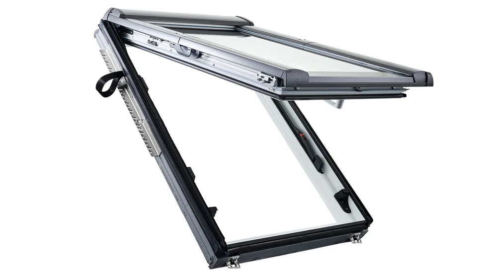 Expressz kézbesítés Roto, Tetőtéri ablak műanyag, WDF R89P K WD, 3-rétegű üveggel, Hőszigetelő Csomaggal, 114x140 cm (11/14)