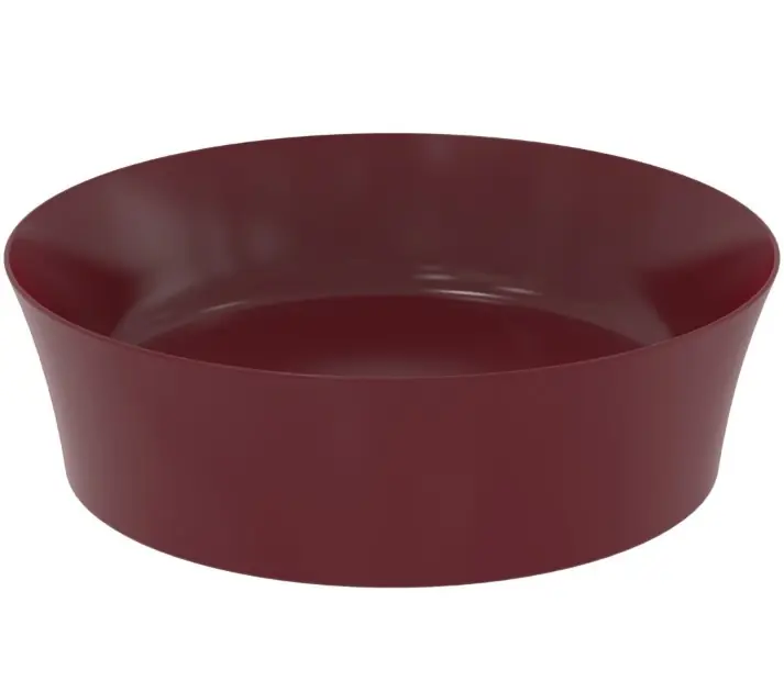 Gyors kiszállítás Mosdó, Ideal Standard, Ipalyss E1398V6, pultra ültethető, csaplyuk nélkül, bordó, 40 cm