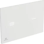 Nyomólap, Ideal Standard, Symfo R0129SA, érintés nélküli, 2 mennyiséges, üveg, fényes fehér, Biztonságos fizetés