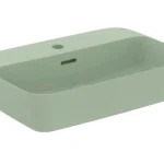 Mosdó, Ideal Standard, Ipalyss E2077X9, pultra ültethető, csaplyukkal, zöld, 55 cm Kihagyhatatlan ajánlat