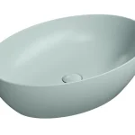 Biztonságos vásárlás Mosdó, Sapho GSI Pura 884215, pultra ültethető, csaplyuk nélkül, matt jégkék, 60 cm