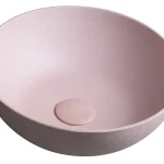 Mosdó, Sapho FORMIGO FG035, betonmosdó, rózsaszín, átmérő: 39 cm Végkiárusítás