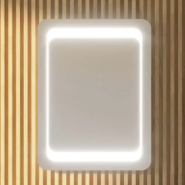 Biztonságos fizetés S-Due, Tükör, LED világítással, 80x60 cm, SPR101