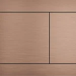 Nyomólap, Alcaplast, FUN-RG-B, falba építhető tartályhoz, szálcsiszolt matt arany (red gold) Vedd meg most