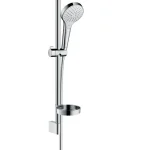 Korlátozott ajánlat Hansgrohe, Croma Select S, Vario zuhanyszett, 0,65m, szappantartóval, króm-fehér, 26566400