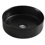 Szuper ajánlat Mosdó, Wellis, Rose Black WF00059, pultra építhető, csaplyuk nélkül, átmérő: 35,5 cm