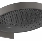 Alacsony ár Hansgrohe Rainfinity 360 Fejzuhany fali csatlakozással, 1 funkciós, szálcsiszolt fekete 26230340