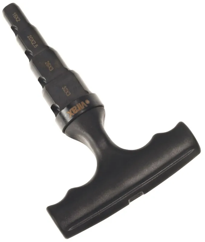 Bestseller VIRAX LÉPCSŐS CSŐKALIBRÁLÓ, 16x2 / 20x2,5 / 25x2,5 / 26x3 / 32x3 mm (221277)