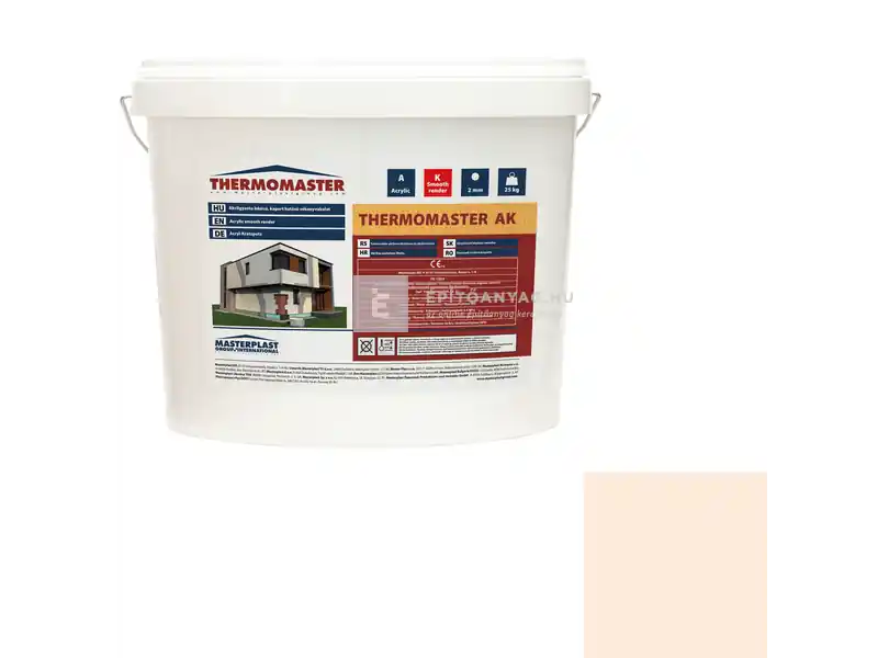 Akciós ár Masterplast Thermomaster akril vékonyvakolat, kapart 2 mm 04-F 25 kg