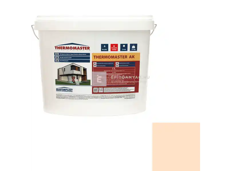 Masterplast Thermomaster akril vékonyvakolat, kapart 2 mm 04-E 25 kg Utolsó esély