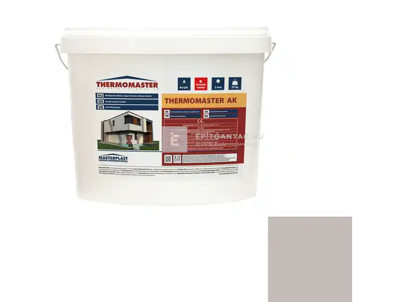 Vásárlói kedvenc Masterplast Thermomaster akril vékonyvakolat, kapart 2 mm 49-D 25 kg