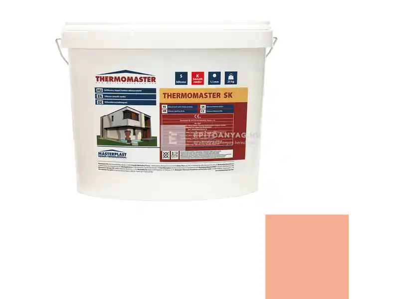 Masterplast Thermomaster szilikon vékonyvakolat, kapart 1,5 mm 16-C 25 kg Azonnali szállítás