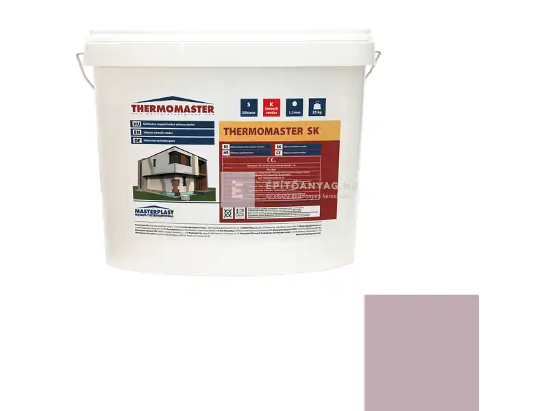 Árengedmény Masterplast Thermomaster szilikon vékonyvakolat, kapart 1,5 mm 27-D 25 kg