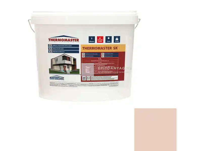 Masterplast Thermomaster szilikon vékonyvakolat, kapart 2 mm 09-E 25 kg Expressz szállítás