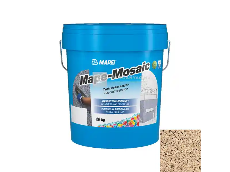 Mapei Mape-Mosaic díszítővakolat 1,6 mm vanília 20 kg Gyors szállítás