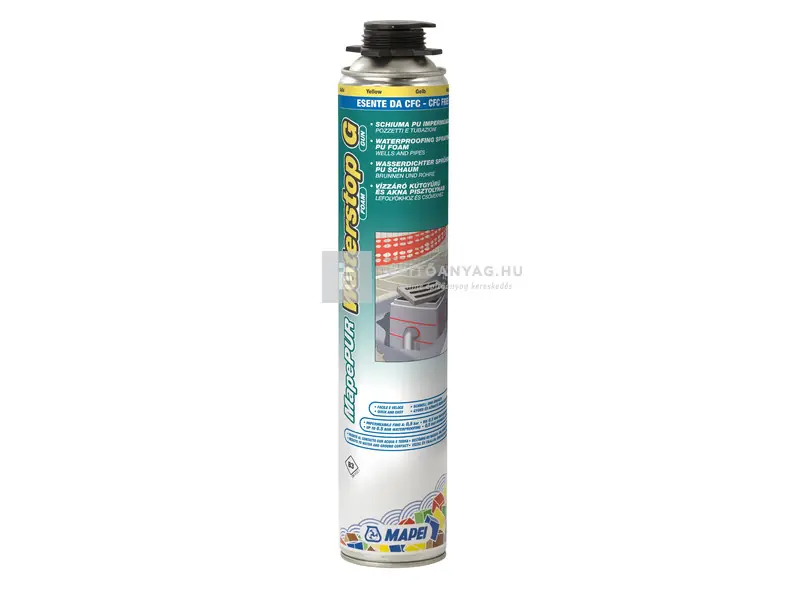 Mapei Mapepur Waterstop Foam G kútgyűrű- és aknahab 750 ml Expressz szállítás