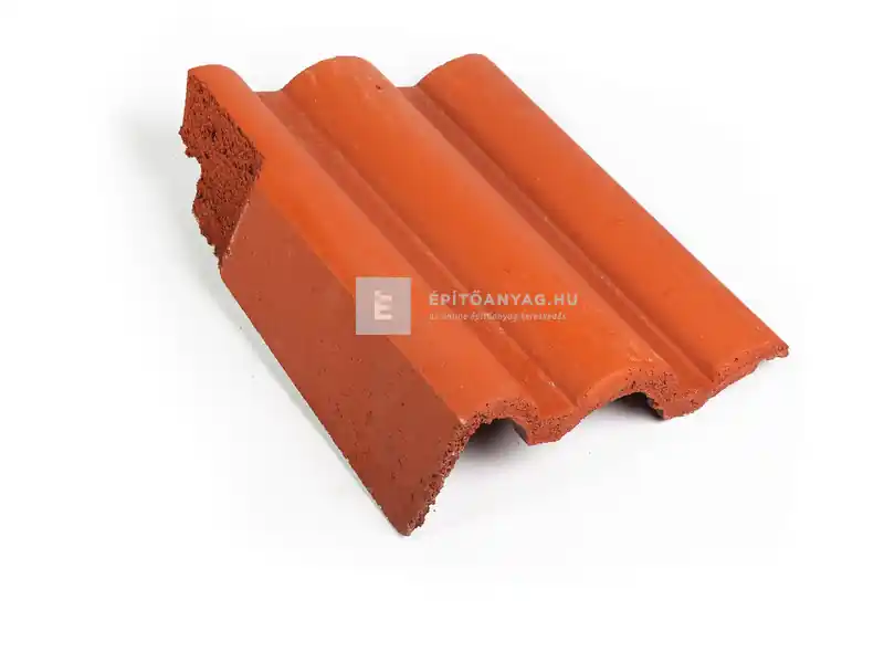 Terrán Standard szegélycserép bal ColorSystem meggypiros Gyors szállítás