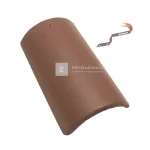 Árcsökkenés Terrán Danubia kúpcserép ColorSystem barna (rögzítővel)