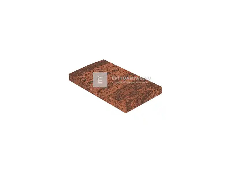 Prémium SW Térkő Háromkő kerítés fedlap rozsda 47x27x5 cm