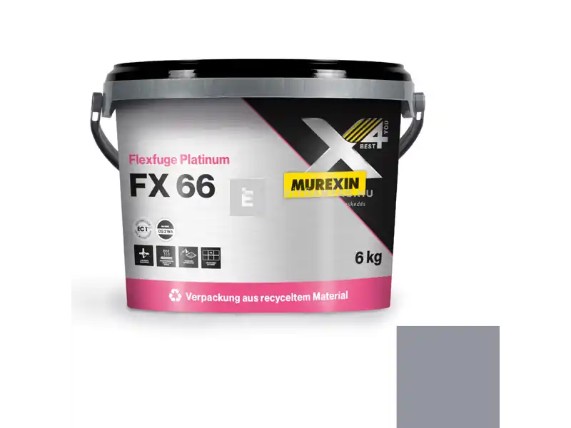 Murexin FX 66 Platinum flexfugázó, cementszürke 6 kg Újdonság