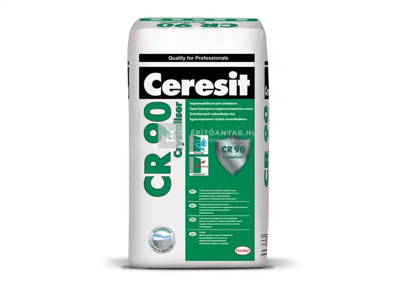 Különleges ajánlat Henkel Ceresit CR 90 kristályképző vízszigetelő 25 kg