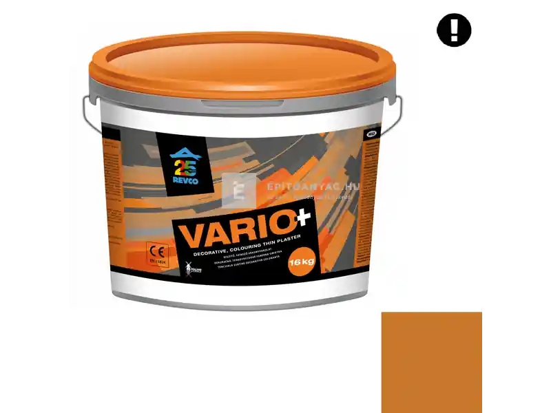 Revco Vario+ Spachtel kapart vékonyvakolat 1 mm caramel 5 16 kg Legjobb ár