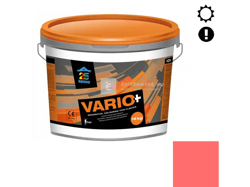 Revco Vario+ Spachtel kapart vékonyvakolat 2,5 mm scarlet 4 16 kg Biztonságos fizetés