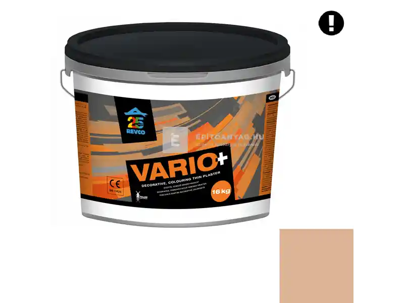 Árengedmény Revco Vario+ Struktúra gördülőszemcsés vékonyvakolat 2 mm praline 4 16 kg