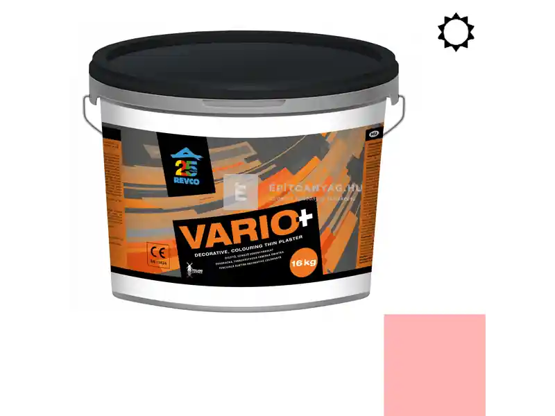 Revco Vario+ Struktúra gördülőszemcsés vékonyvakolat 2 mm scarlet 2 16 kg Rendeld meg most