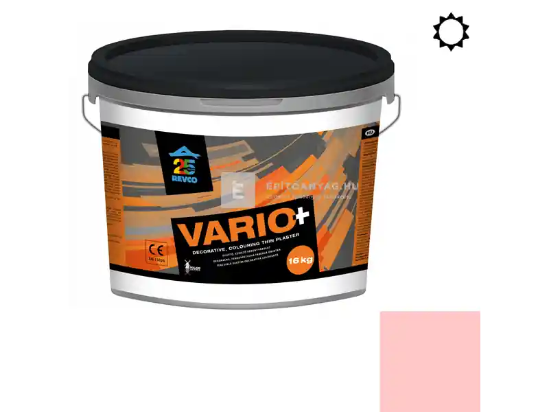 Revco Vario+ Struktúra gördülőszemcsés vékonyvakolat 2 mm scarlet 1 16 kg Legkelendőbb