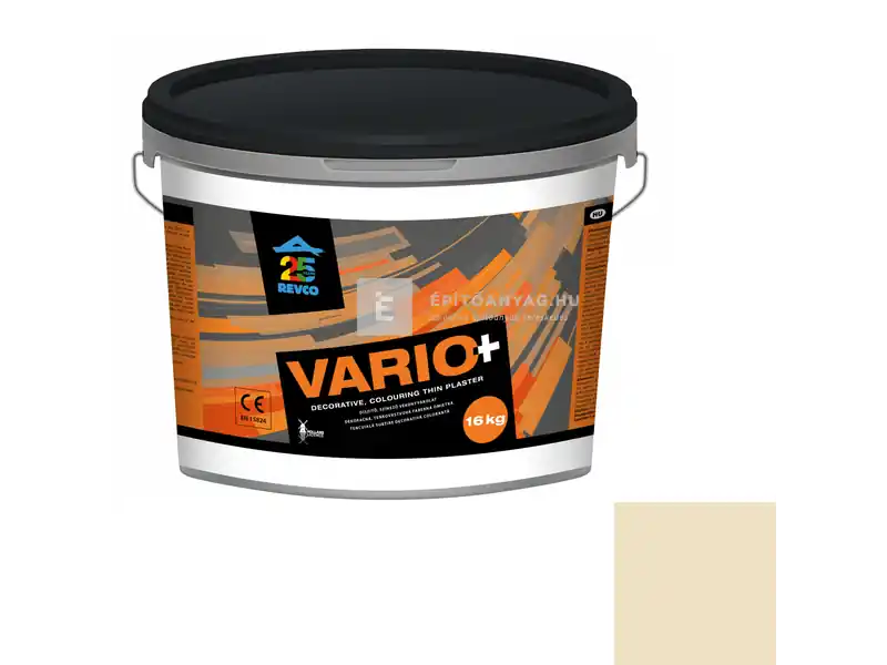 Revco Vario+ Struktúra gördülőszemcsés vékonyvakolat 3 mm apache 2 16 kg Azonnali szállítás