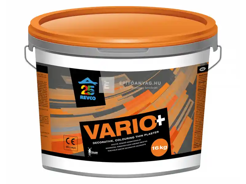Revco Vario+ Struktúra gördülőszemcsés vékonyvakolat 2 mm B1 16 kg Vásárlói kedvenc